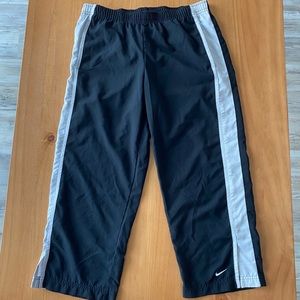 NIKE BLACK WHITE PANTS SZ S